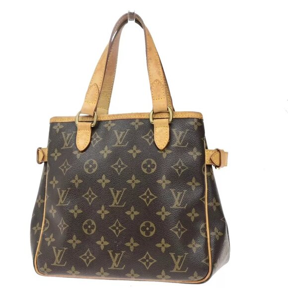 LOUIS VUITTON Logo Batignolles Hand Tote Bag Monogram Brown - Picture 1 of 15